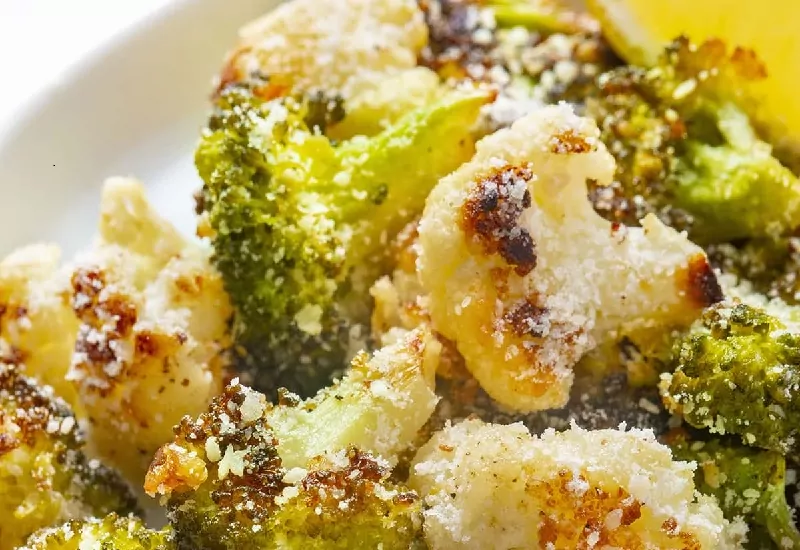 Instant Vortex Air Fryer recept Sült brokkoli és karfiol